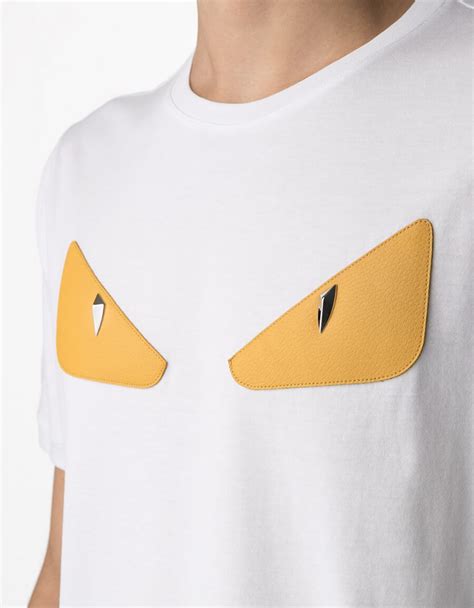 fendi eyes t shirt replica|fendi t shirt original.